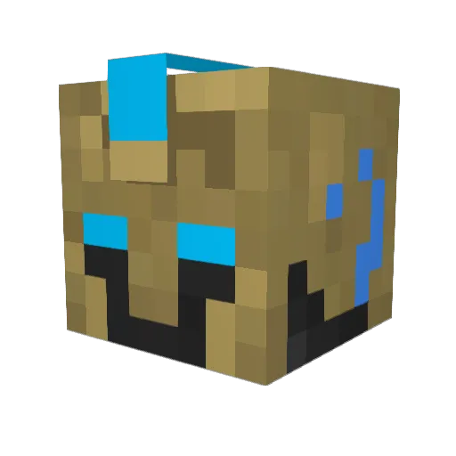 MitchellJH Minecraft avatar head, 3D render