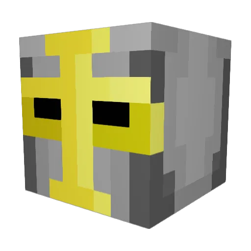 MitchellUK Minecraft avatar head, 3D render