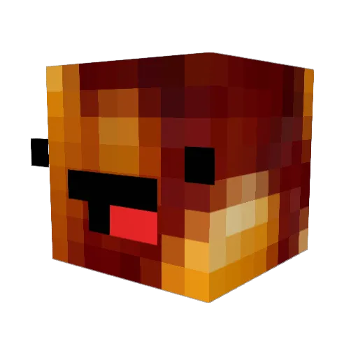 Mite1 Minecraft avatar head, 3D render