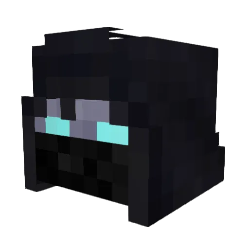 MiteZ0id Minecraft avatar head, 3D render