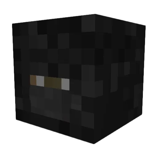 MithMoth Minecraft avatar head, 3D render
