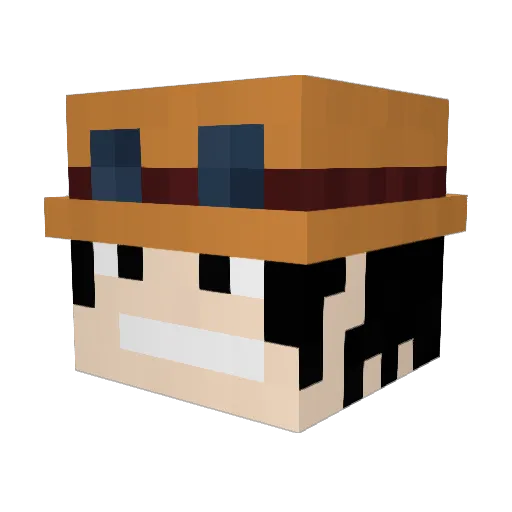 MithS2Y Minecraft avatar head, 3D render