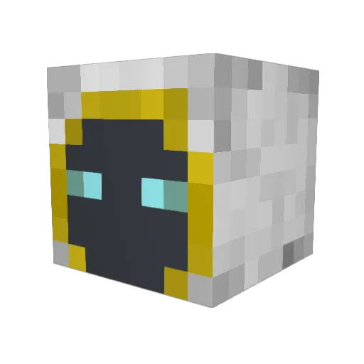 Mithayi Minecraft avatar head, 3D render