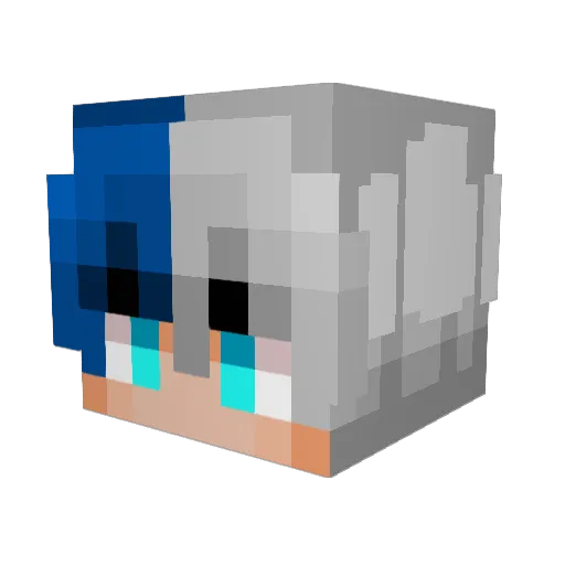 Mithu5610 Minecraft avatar head, 3D render