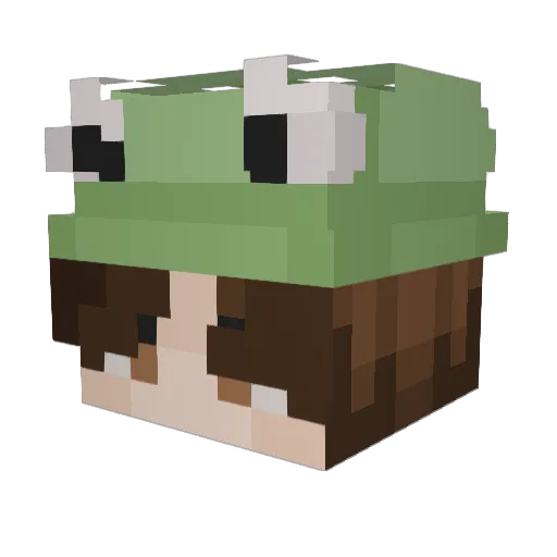 MitkoD Minecraft avatar head, 3D render