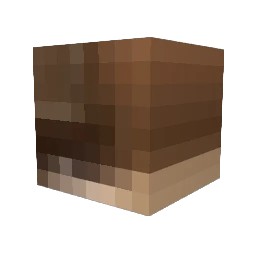 Mitolou Minecraft avatar head, 3D render