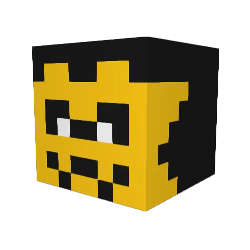 MitosisInTwo Minecraft avatar head, 3D render