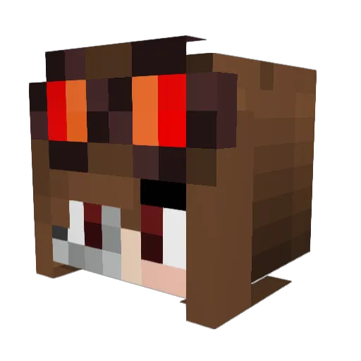 Mitsenckis Minecraft avatar head, 3D render