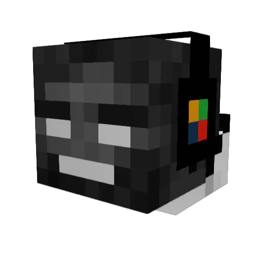 Mitsosb Minecraft avatar head, 3D render