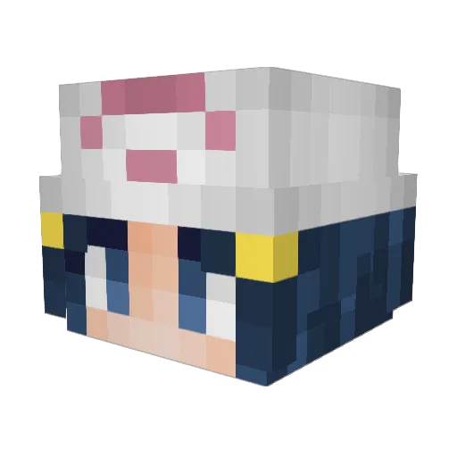 MitsukiSoul Minecraft avatar head, 3D render