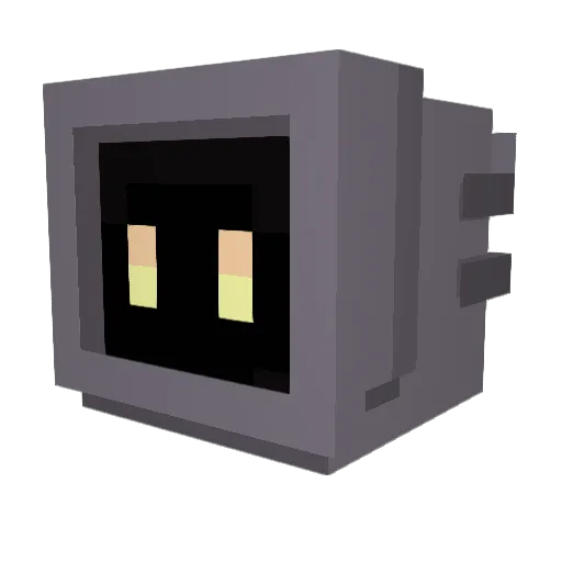 Mitty_349 Minecraft avatar head, 3D render