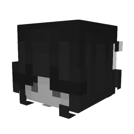 Mitus1669 Minecraft avatar head, 3D render