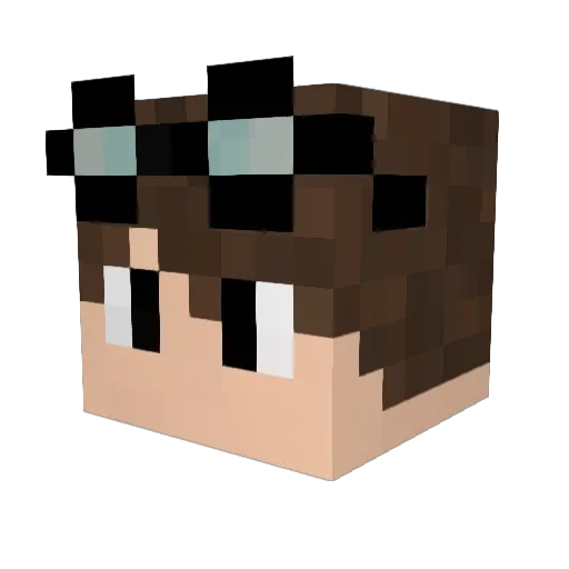 MityR21 Minecraft avatar head, 3D render