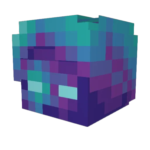 Mitzju Minecraft avatar head, 3D render