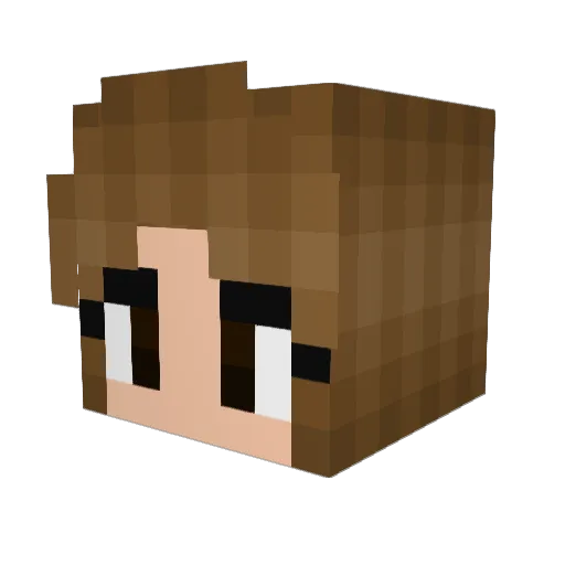 Miu_223 Minecraft avatar head, 3D render