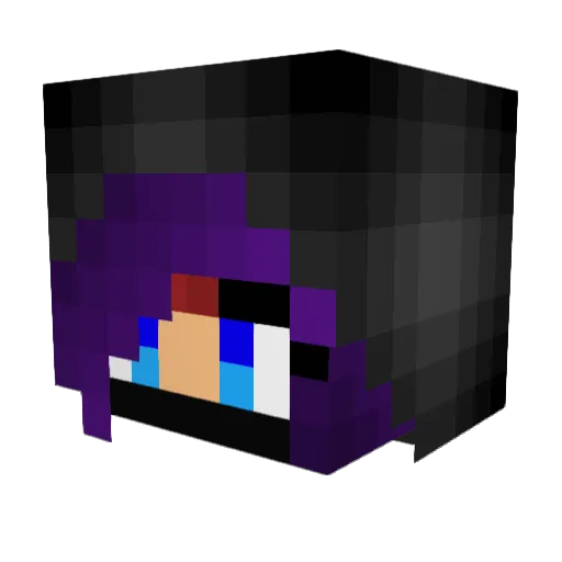 Miuchi3112 Minecraft avatar head, 3D render