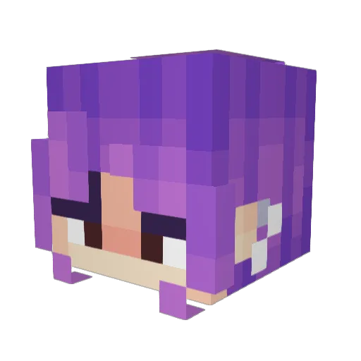 MixManRDL Minecraft avatar head, 3D render
