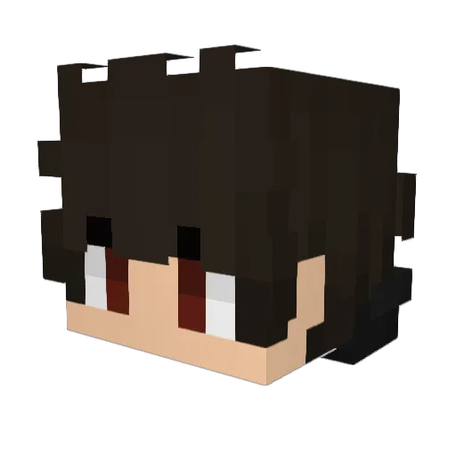 MixShader Minecraft avatar head, 3D render