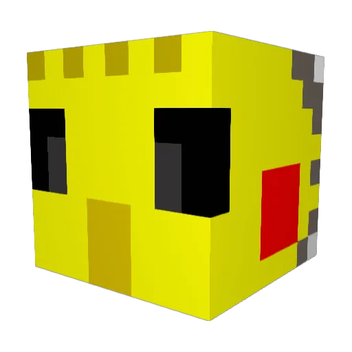 Mix_Gremlin Minecraft avatar head, 3D render