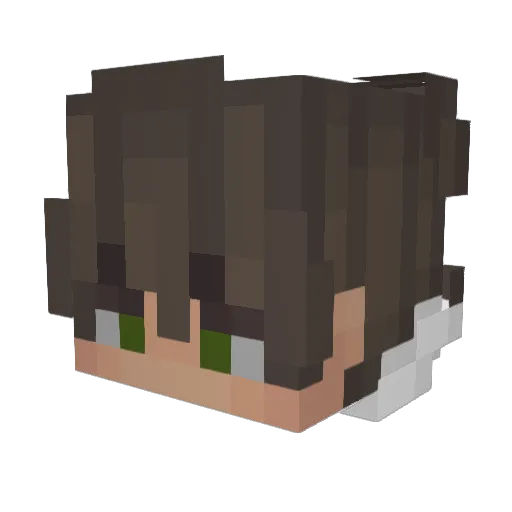Mix_Max__ Minecraft avatar head, 3D render