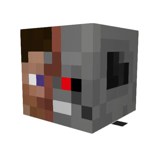 Mix_enisximeni Minecraft avatar head, 3D render