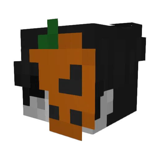 Mixeel_ Minecraft avatar head, 3D render