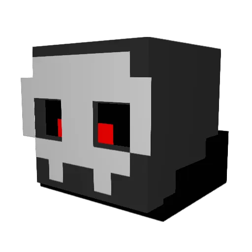 MixelMaxz Minecraft avatar head, 3D render