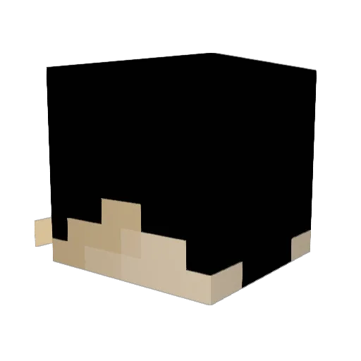 Mixel_01 Minecraft avatar head, 3D render