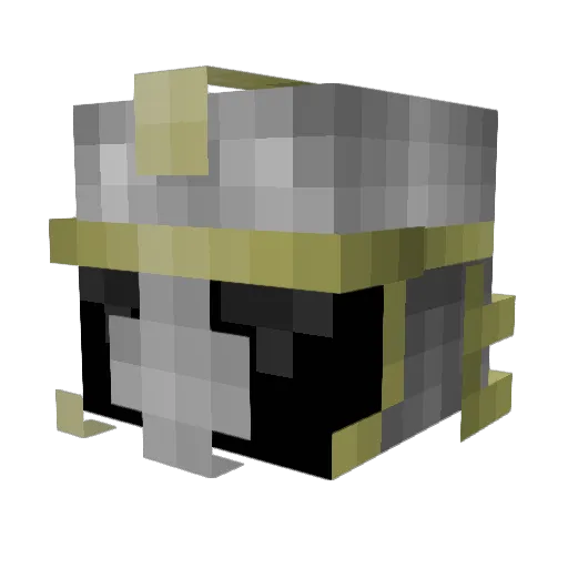 Mixer991 Minecraft avatar head, 3D render