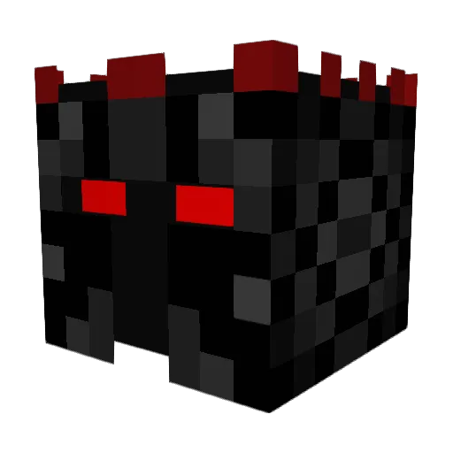 Mixer_Bot Minecraft avatar head, 3D render