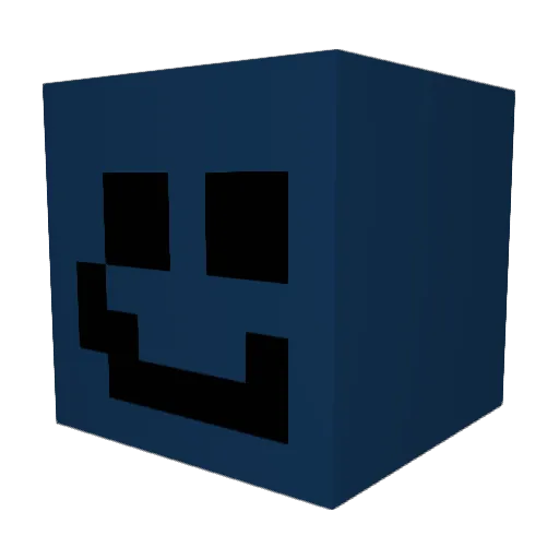 Mixfy Minecraft avatar head, 3D render