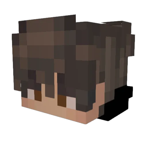 Mixlo21 Minecraft avatar head, 3D render