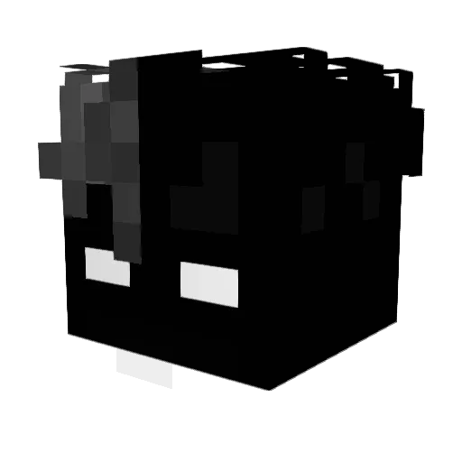 MixnPvP Minecraft avatar head, 3D render