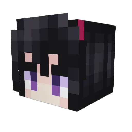 Miyake013 Minecraft avatar head, 3D render