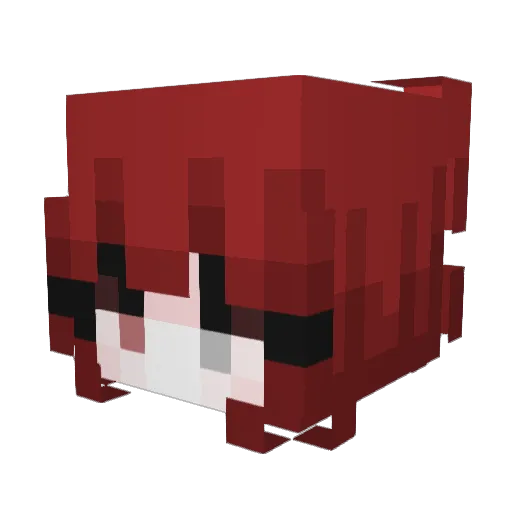 Miyeon4ik Minecraft avatar head, 3D render