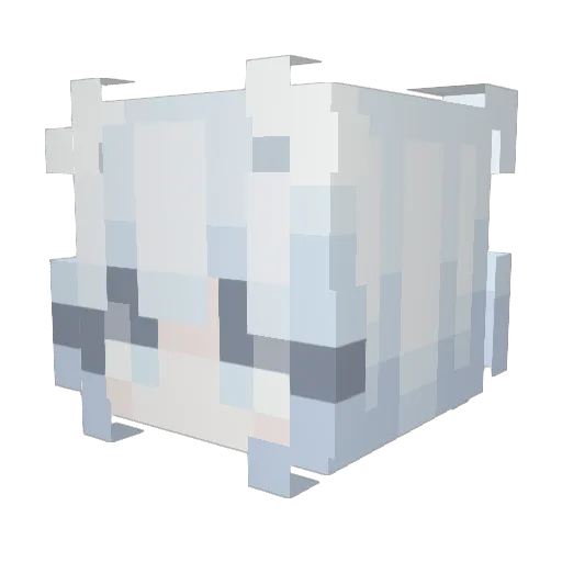 Miyo_520 Minecraft avatar head, 3D render