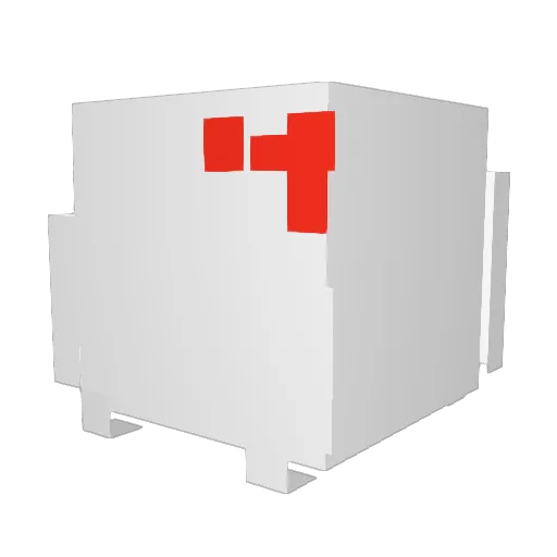 Miyu_dev Minecraft avatar head, 3D render