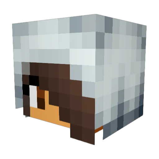 Miyuki3108 Minecraft avatar head, 3D render