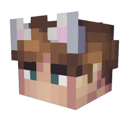 Minecraft-Avatar von MiyukyVN: Kopf als 3D-Render