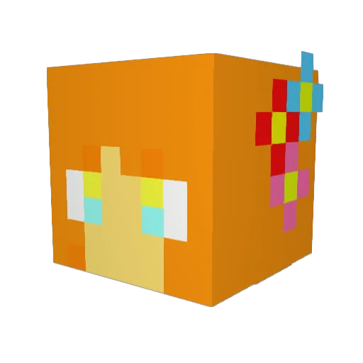 Miyuu0729 Minecraft avatar head, 3D render