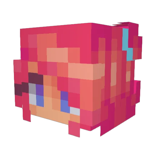 MizTery213 Minecraft avatar head, 3D render