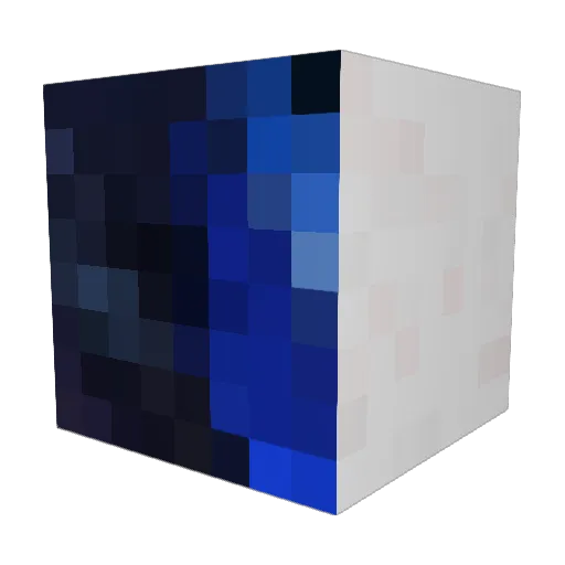 Mizicoco Minecraft avatar head, 3D render