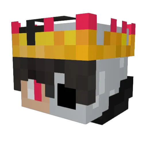 Mizo839 Minecraft avatar head, 3D render