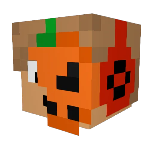 MizoluYT Minecraft avatar head, 3D render