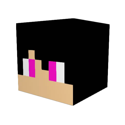 MizterCEO Minecraft avatar head, 3D render