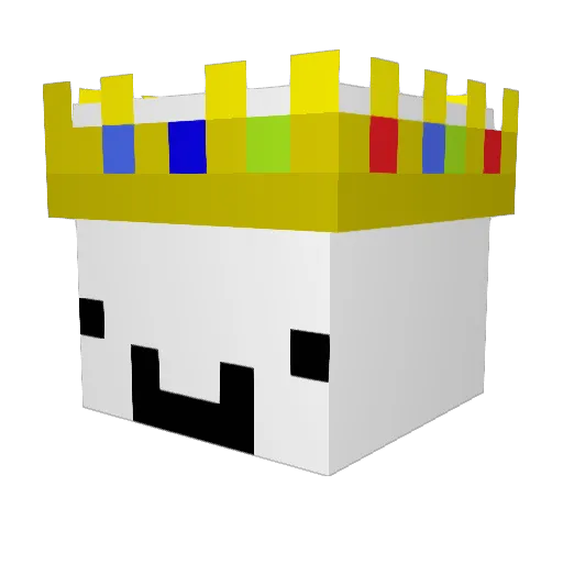 Mizuki5436 Minecraft avatar head, 3D render