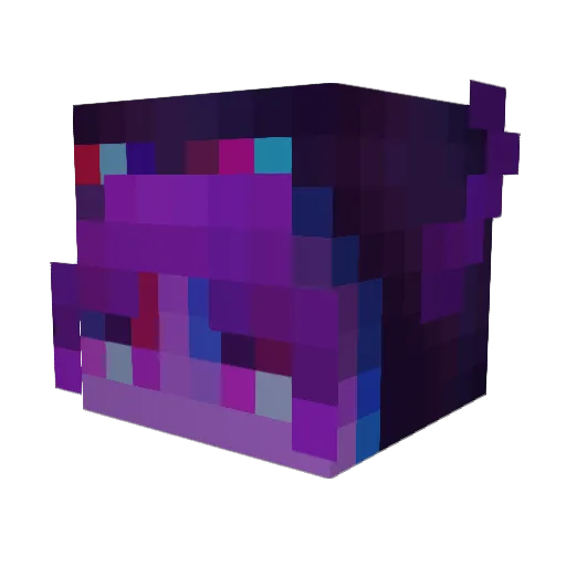 MizukiAku Minecraft avatar head, 3D render