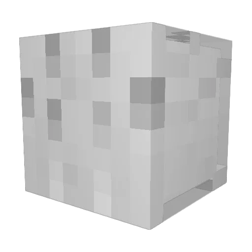 Mizuri_07 Minecraft avatar head, 3D render
