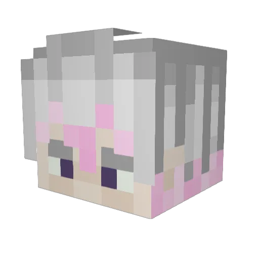 MizzoOfficial Minecraft avatar head, 3D render