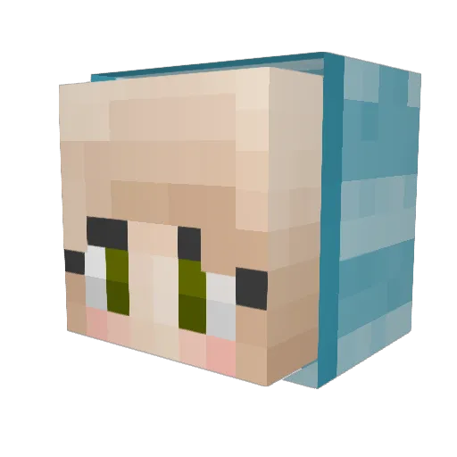 MjaauMjau Minecraft avatar head, 3D render